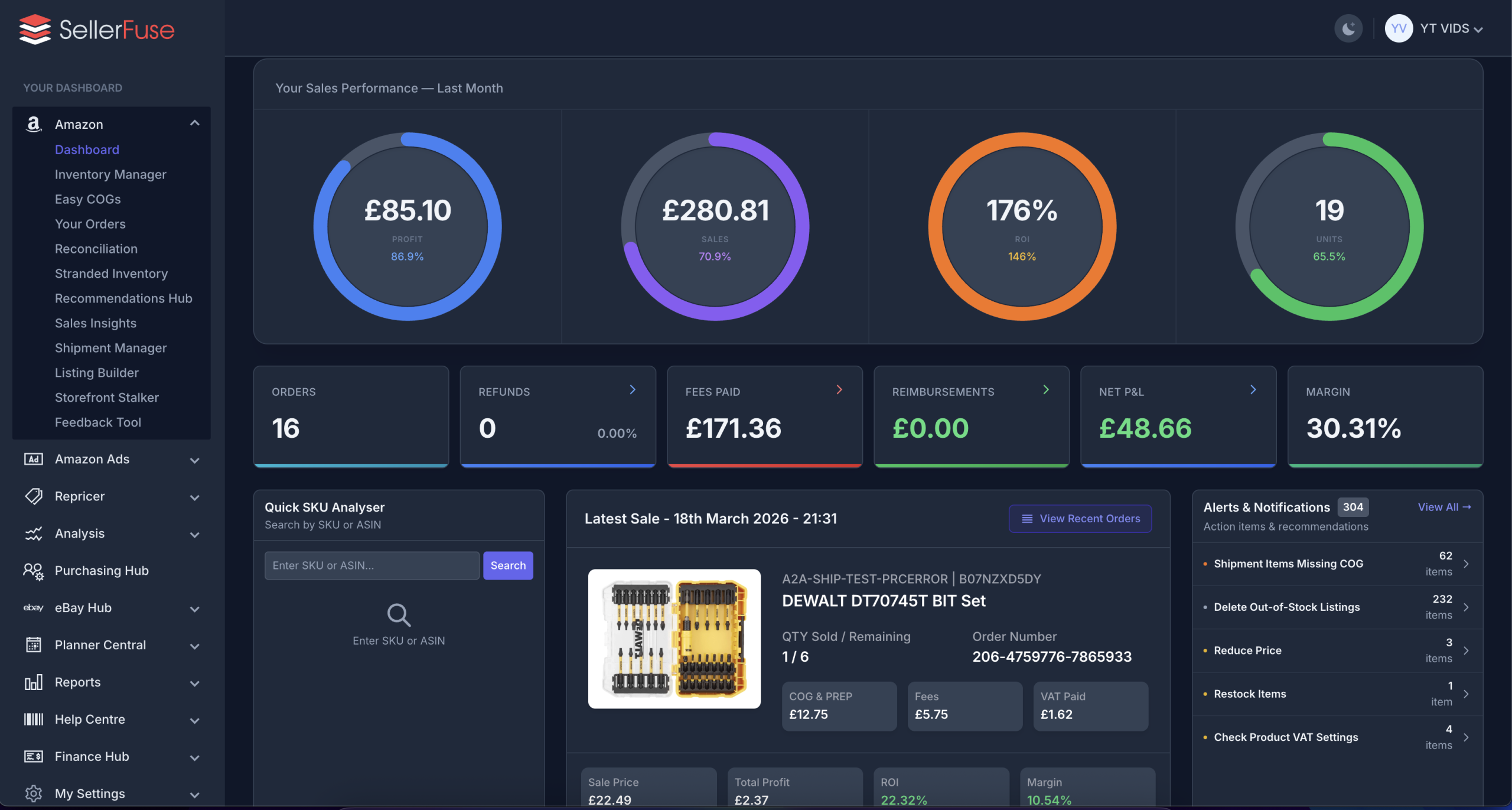 Amazon FBA Tool for UK Sellers
